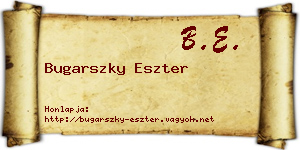 Bugarszky Eszter névjegykártya